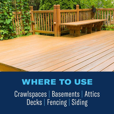 Designed for easy application like pros in crawlspaces and foundations