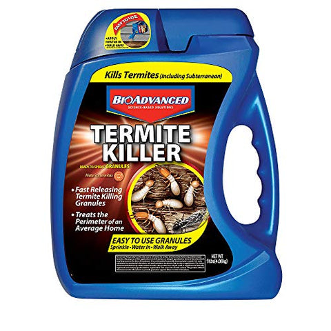BioAdvanced Termite Killer Granules provide up to 200 linear feet of exterior protection.