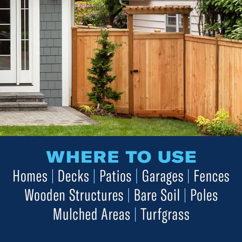 Ideal for treating fence posts and garden borders against termites.