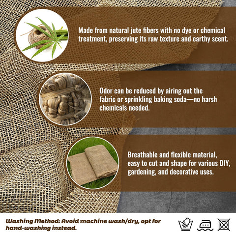 Biobubana garden cover burlap provides breathable plant protection