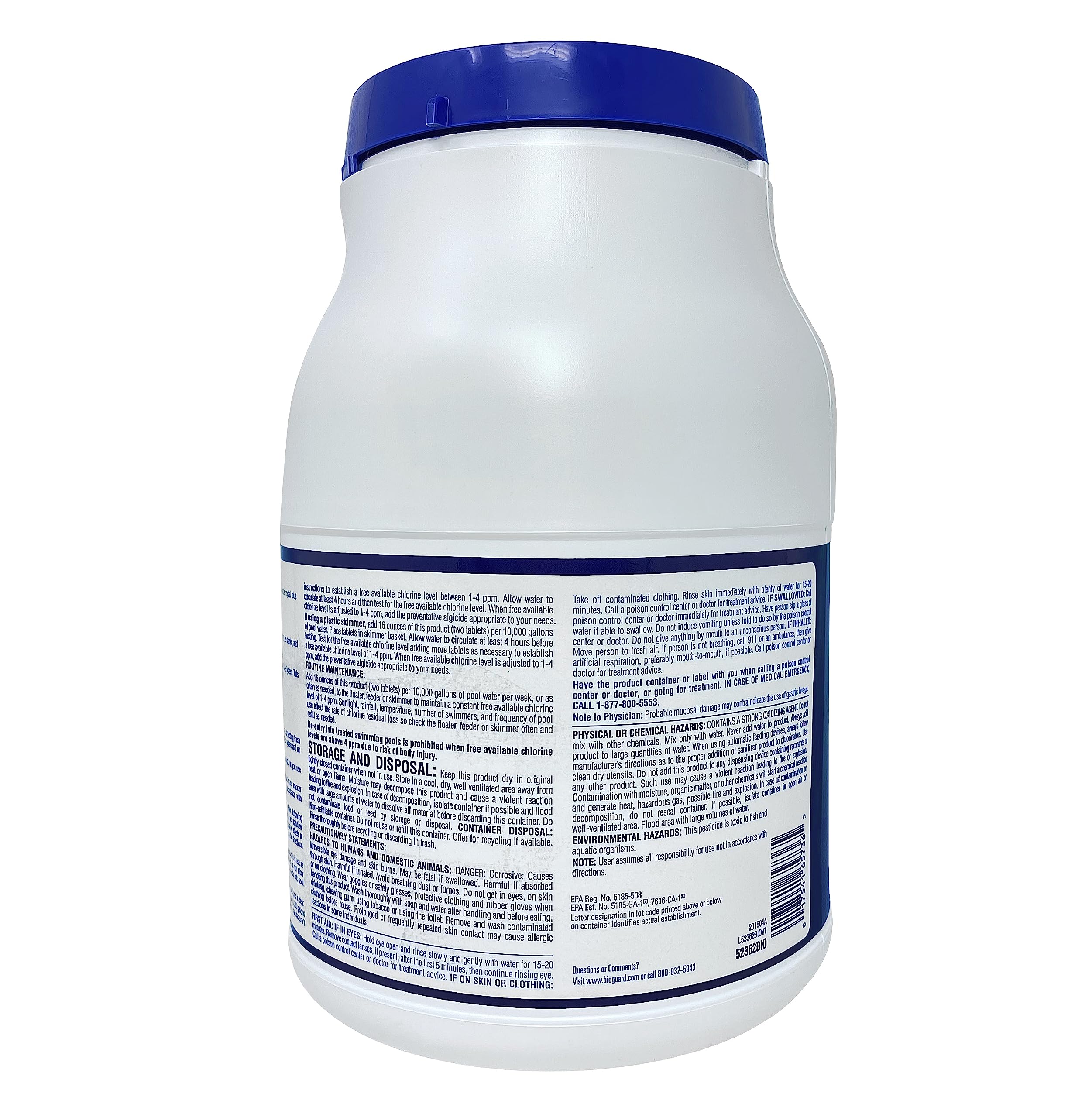 BioGuard SilkGuard with SunShield protects chlorine from sun, extending effectiveness
