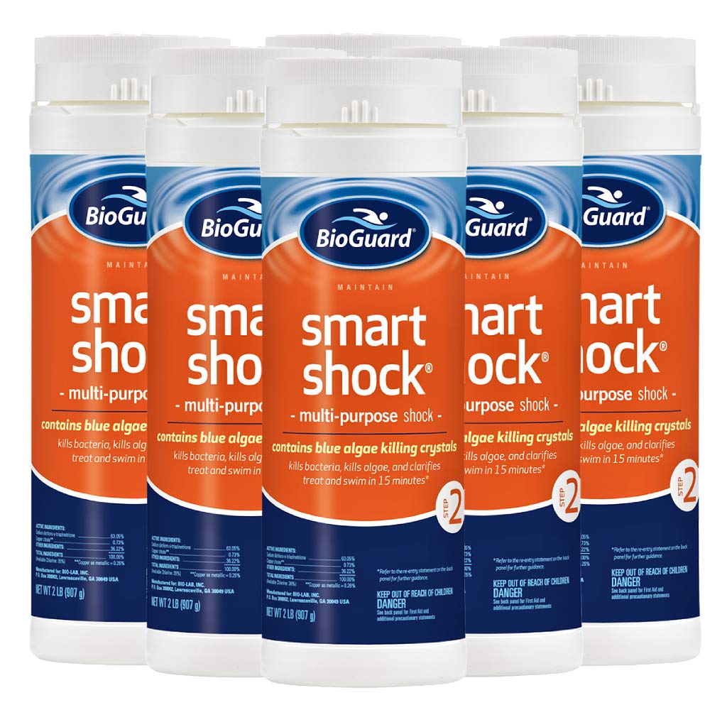 BioGuard Smart Shock 2lb pack for crystal-clear pool water