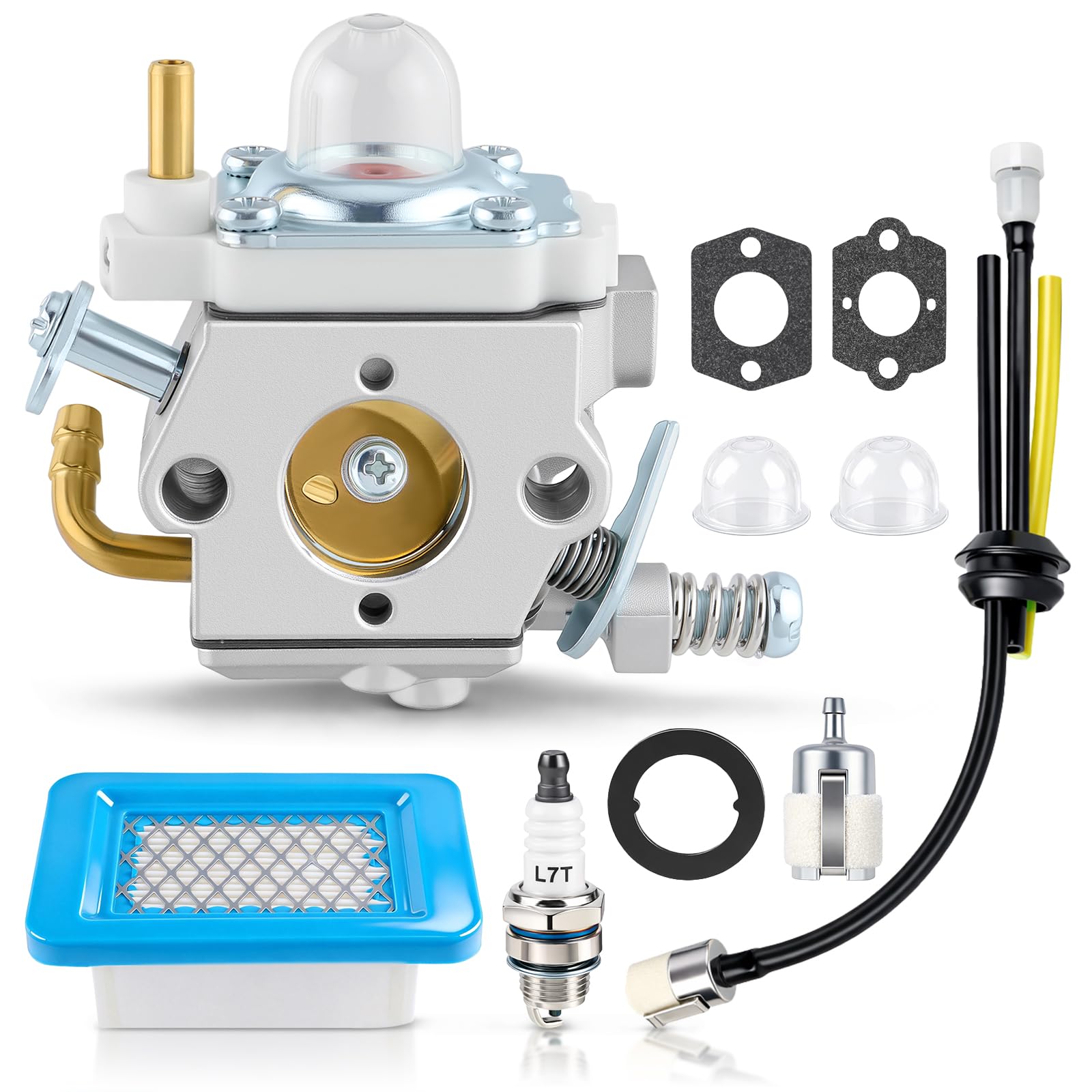 BioLion PB-580T carburetor closeup for Echo fit and precise machining