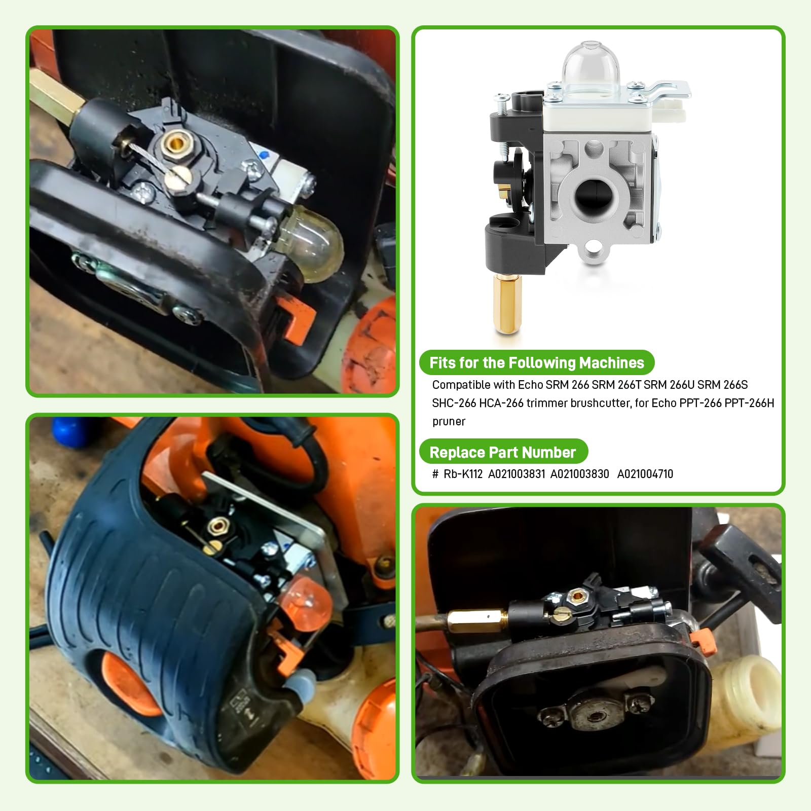BioLion SRM 266 air filter kit for Echo, cleaner intake for efficient running.