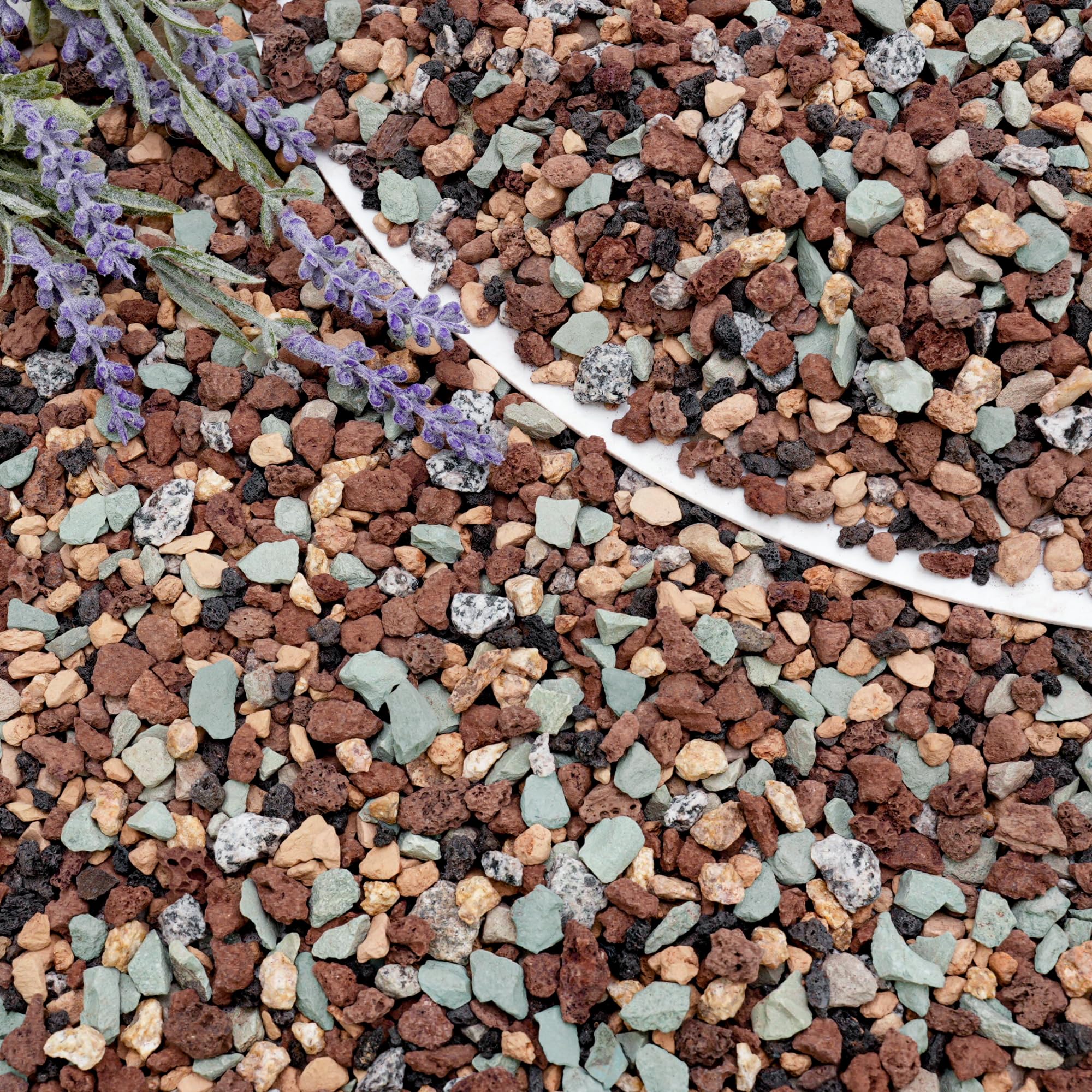 BIOMAND lava rocks, 5-10mm, enhance pot drainage for healthier root growth.