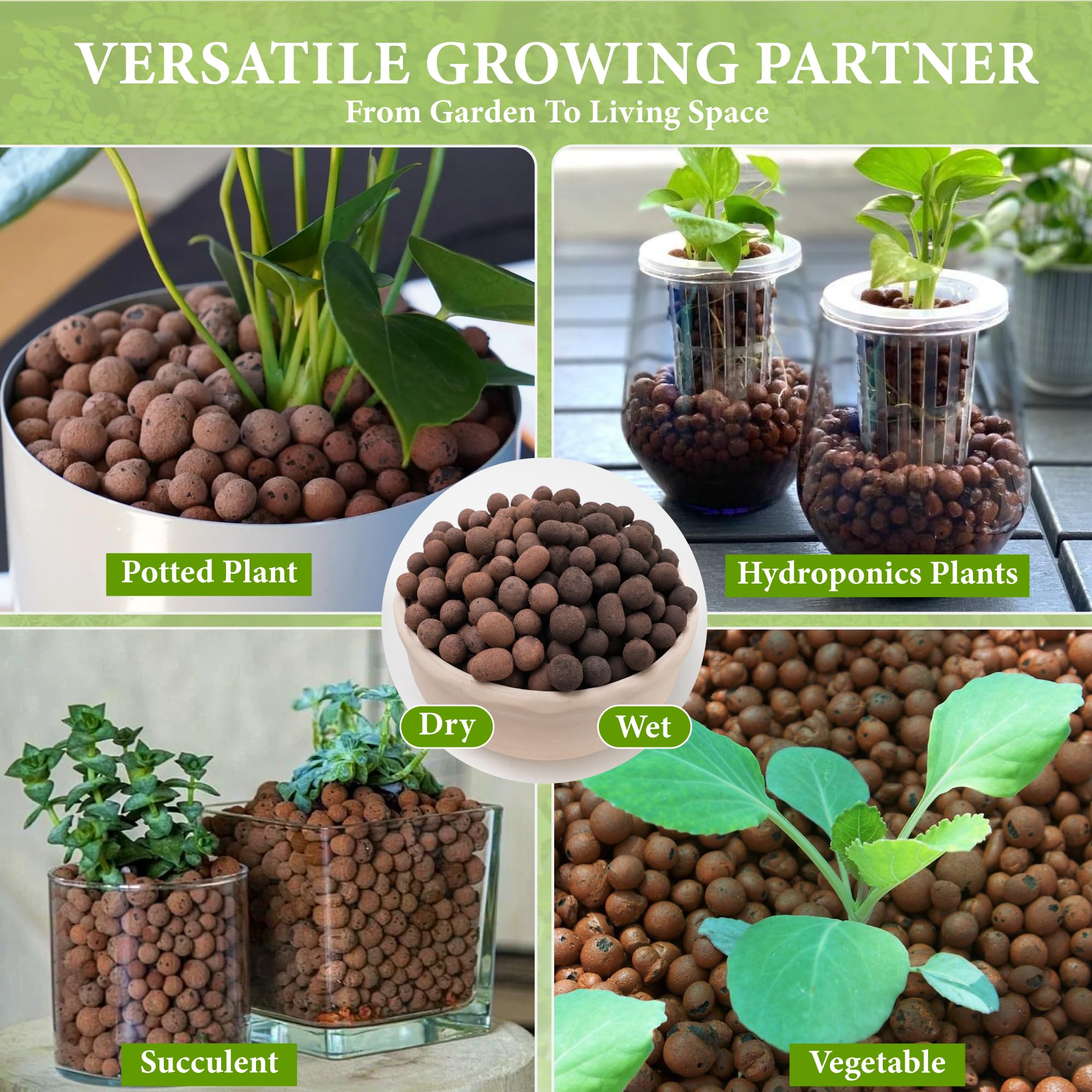 BIOMAND LECA pebbles create natural accents in aquariums.