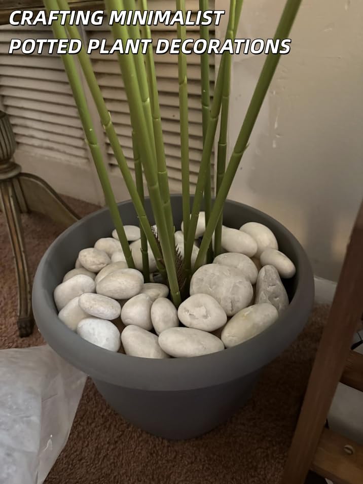 BIOMAND rocks as vase filler add texture and natural appeal.