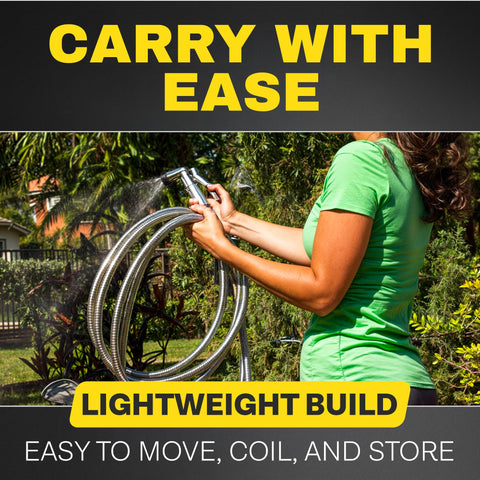 BIONIC STEEL five-year-guarantee-hose-extension for long-term reliability.