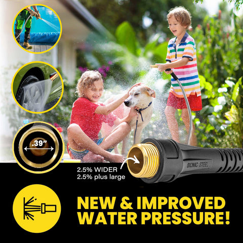 Bionic Steel Pro brass crush-resistant fittings for heavy use
