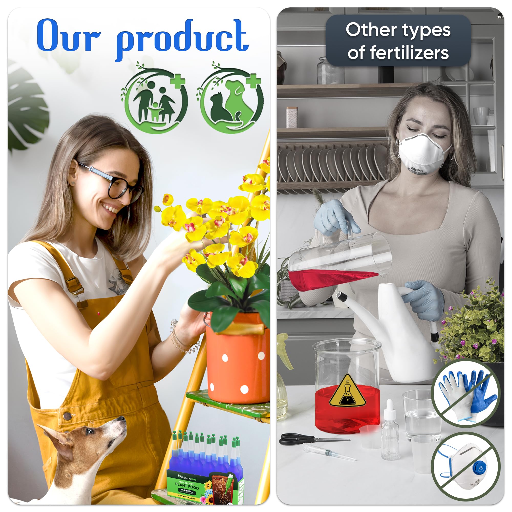 BIOPLENAFEED tropical plant foliage benefits from boosted nourishment