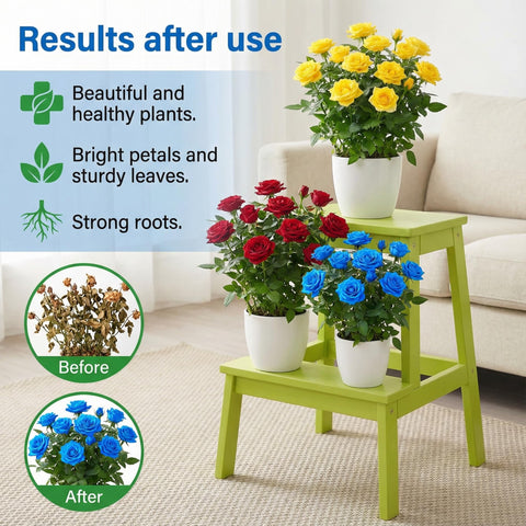 BIOPLENAFEED USA-made label indicating American-made plant care solution
