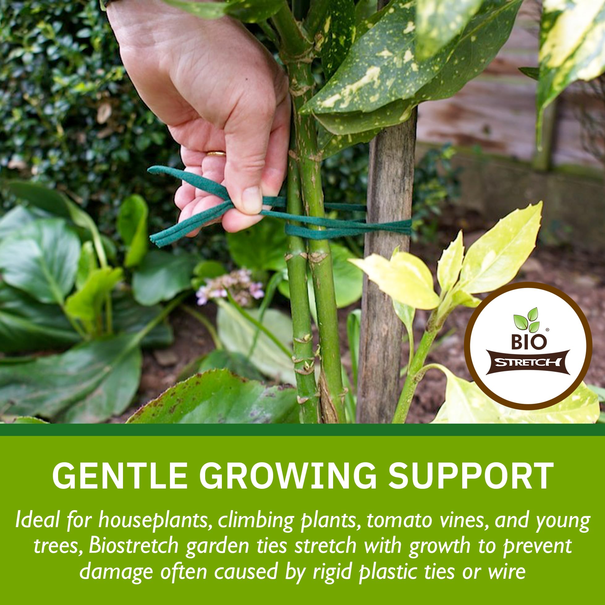 Biostretch cut-to-length tape is easy to apply.