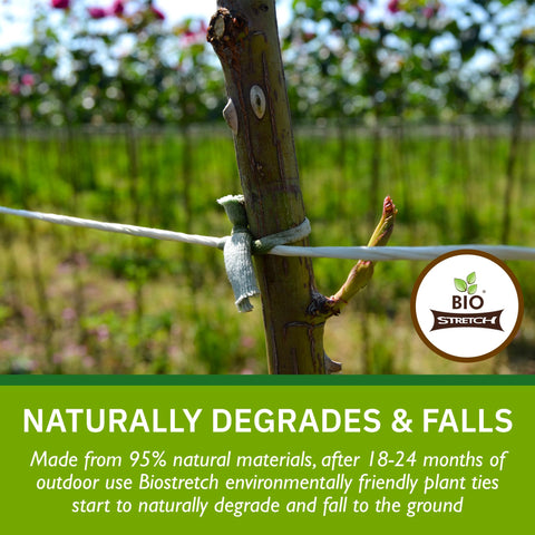 Biostretch original eco-friendly garden twine trusted by gardeners since 2012