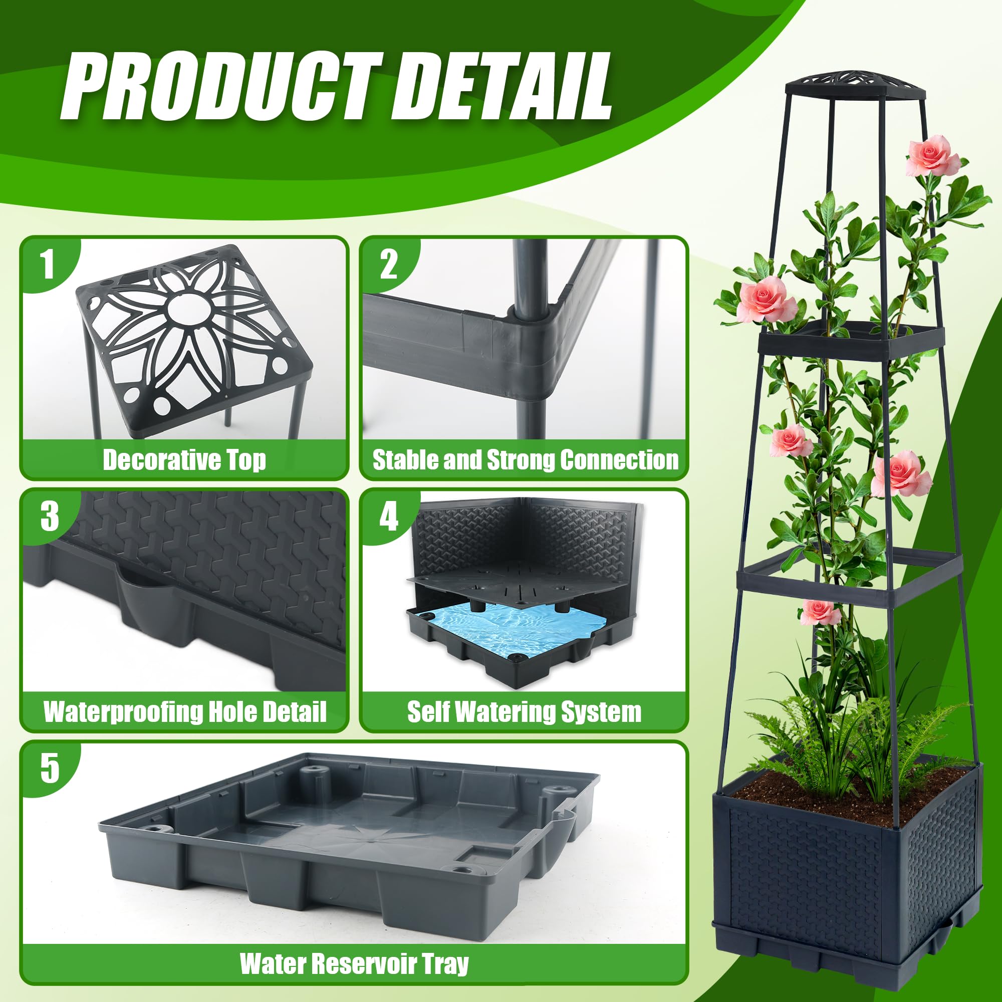 Biotolot durable PP material with buckle design for tool-free assembly
