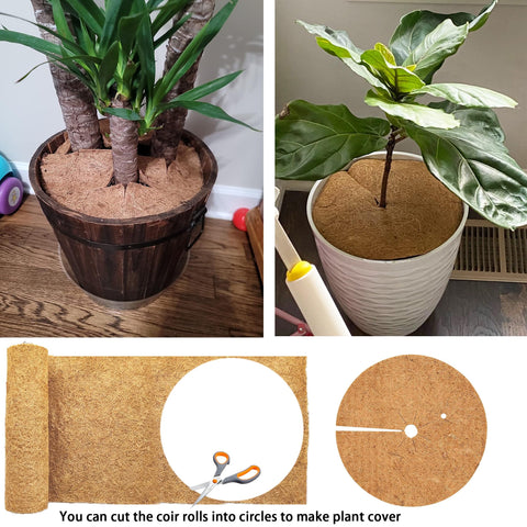 Biotolot garden decor coco mat enhances outdoor spaces with natural texture.