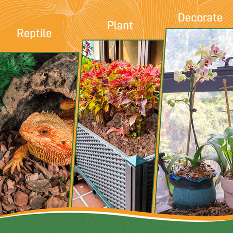 Biotolot orchid bark is screened for consistent quality in potting mixes.
