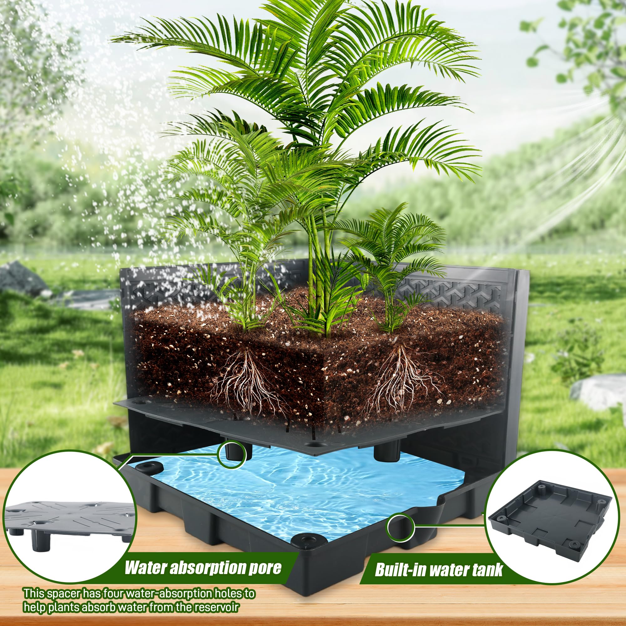 Biotolot self-watering reservoir keeps plants hydrated with less daily care