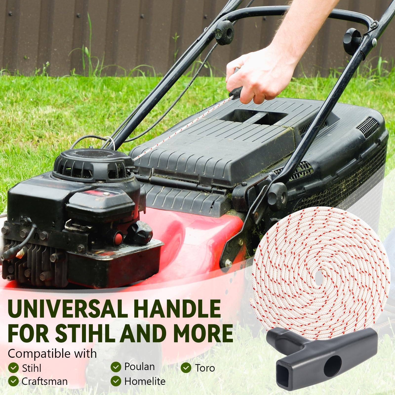 BiQnOeC universal compatibility with Stihl, Honda, Briggs & Stratton and more.