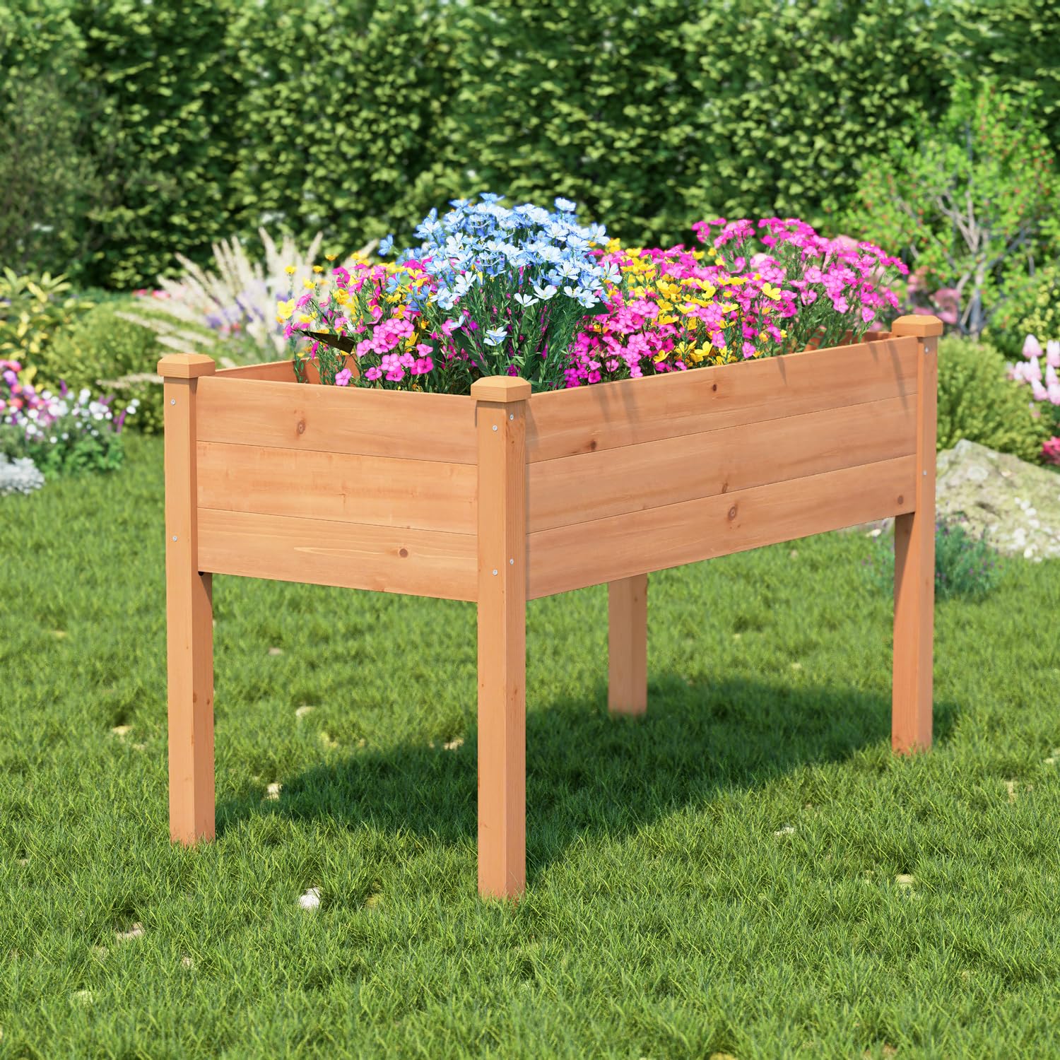 BIRASIL ergonomic 30-inch height raised bed ideal for comfortable gardening