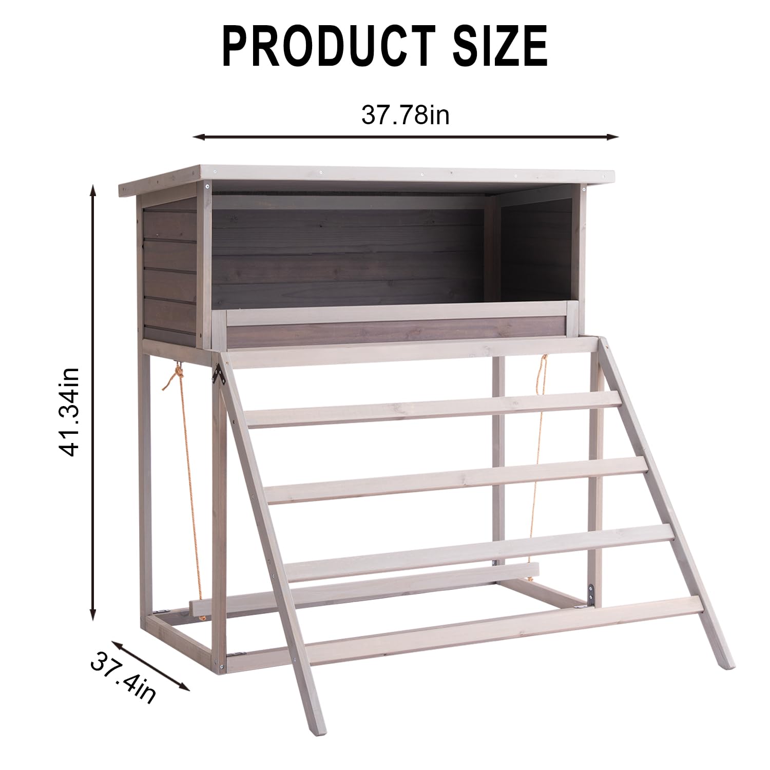 BIRASIL nesting box dimensions show ample space for large flocks.