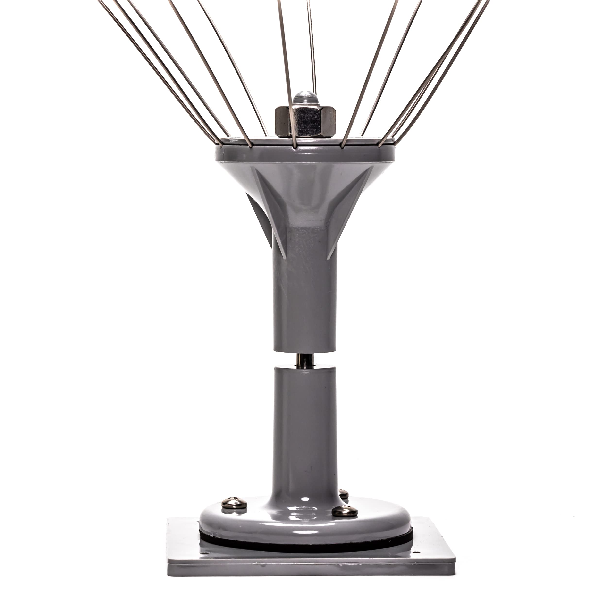 Durable marine-grade stainless steel and UV plastic provide all-weather performance