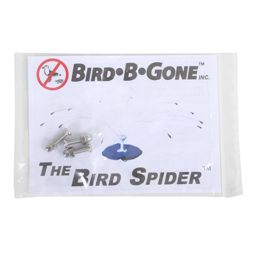 Bird B Gone easy-install hardware included for quick setup.