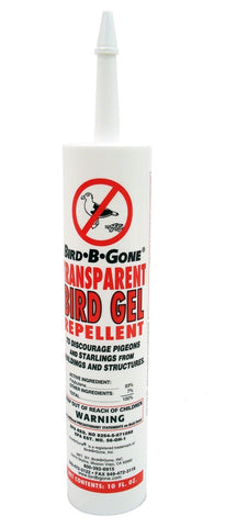 Bird B Gone MMTBG transparent bird gel deters pest birds on ledges and rooftops