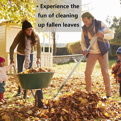 Bird Twig Garden Rake fits easily in a car trunk or bike rack.