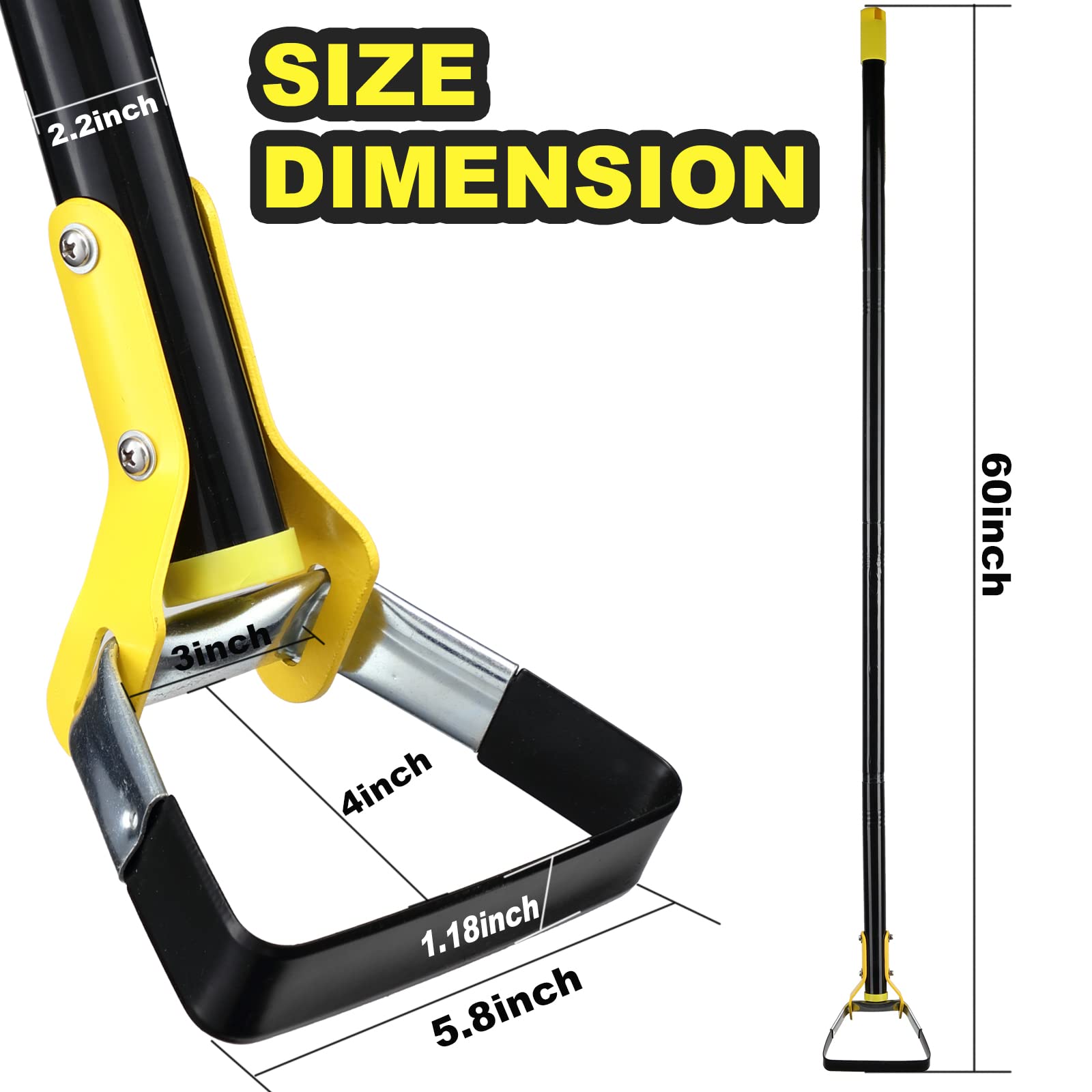 Bird Twig Hoe oscillating blade-action clears weeds quickly.