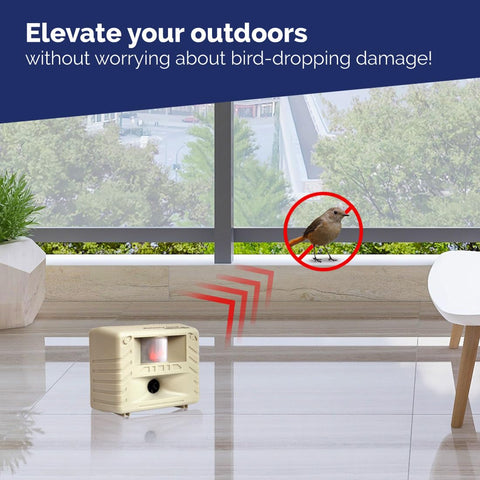 Bird-X Balcony Gard helps keep up to 900 sq ft of space bird-free.
