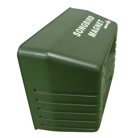 Bird-X Songbird Magnet weatherproof casing protecting electronics in rain and sun.