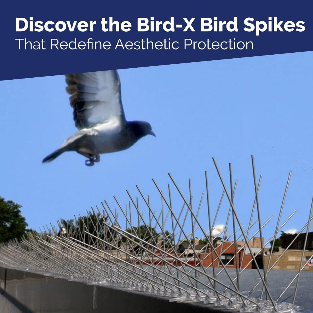 Bird-X ten-strip pack enables versatile placement around properties.