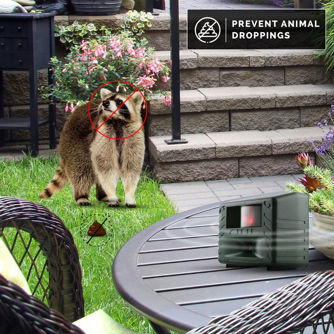 Bird-X Yard Gard weather-resistant-casing endures outdoor conditions and seasonal use