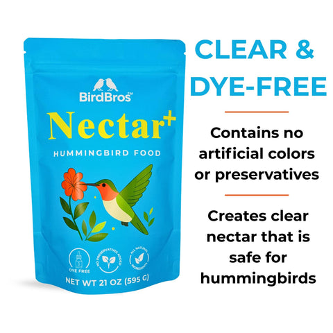 BirdBros Nectar+ feeder refill ready for multiple refills