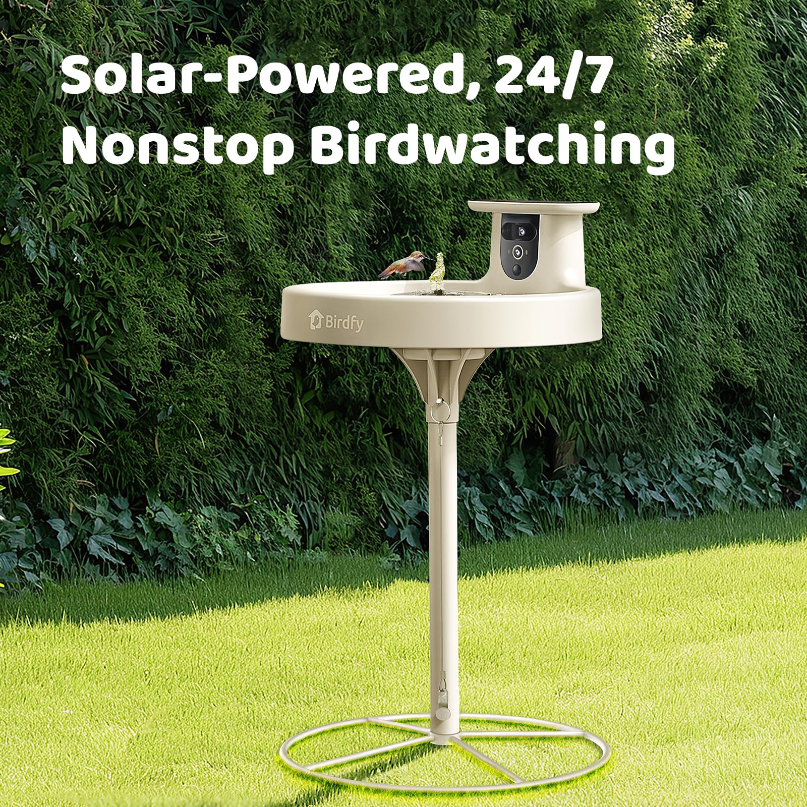 Birdfy Bath Pro detachable camera and basin simplify cleaning.