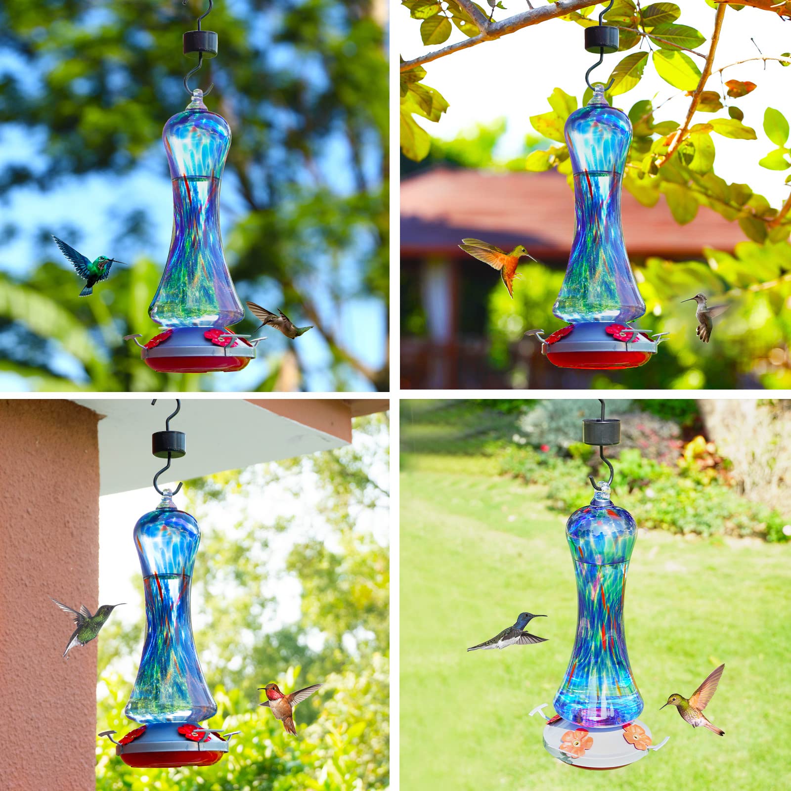 Birdkiss cleaning brush helps maintain clean feeding ports.