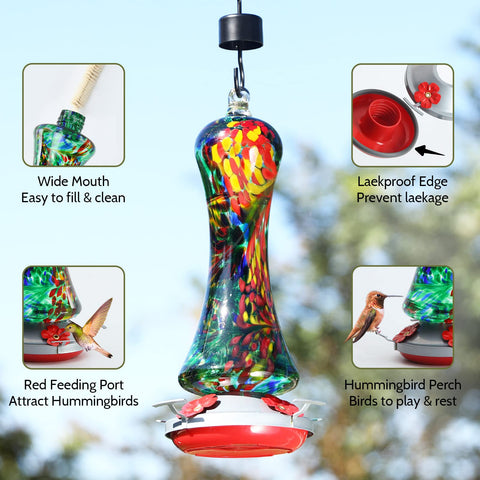 Birdkiss leakproof base prevents drips and keeps surfaces tidy.