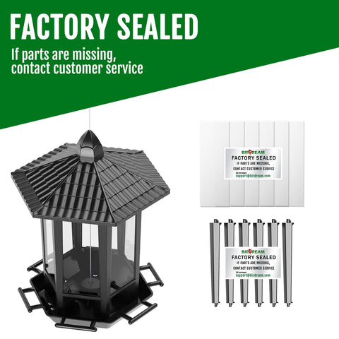 Birdream wide opening simplifies refilling during busy mornings.