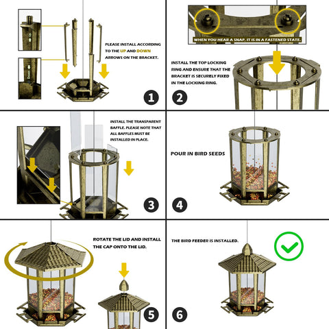 Birdream two-pack bird feeder bundle ideal for busy gardens.