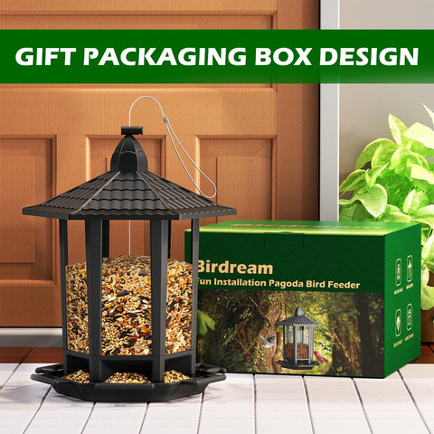 Birdream gift-worthy feeder enhances family moments with birds.
