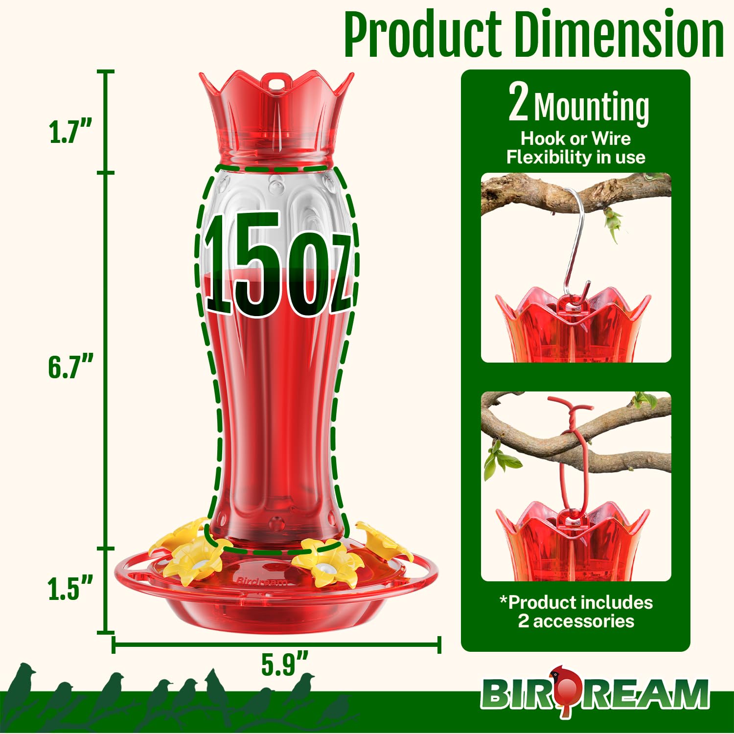 Birdream ideal gift for bird lovers and garden enthusiasts