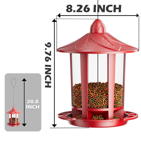 Birdream feeder promotes nature connection and peaceful yard birdwatching.