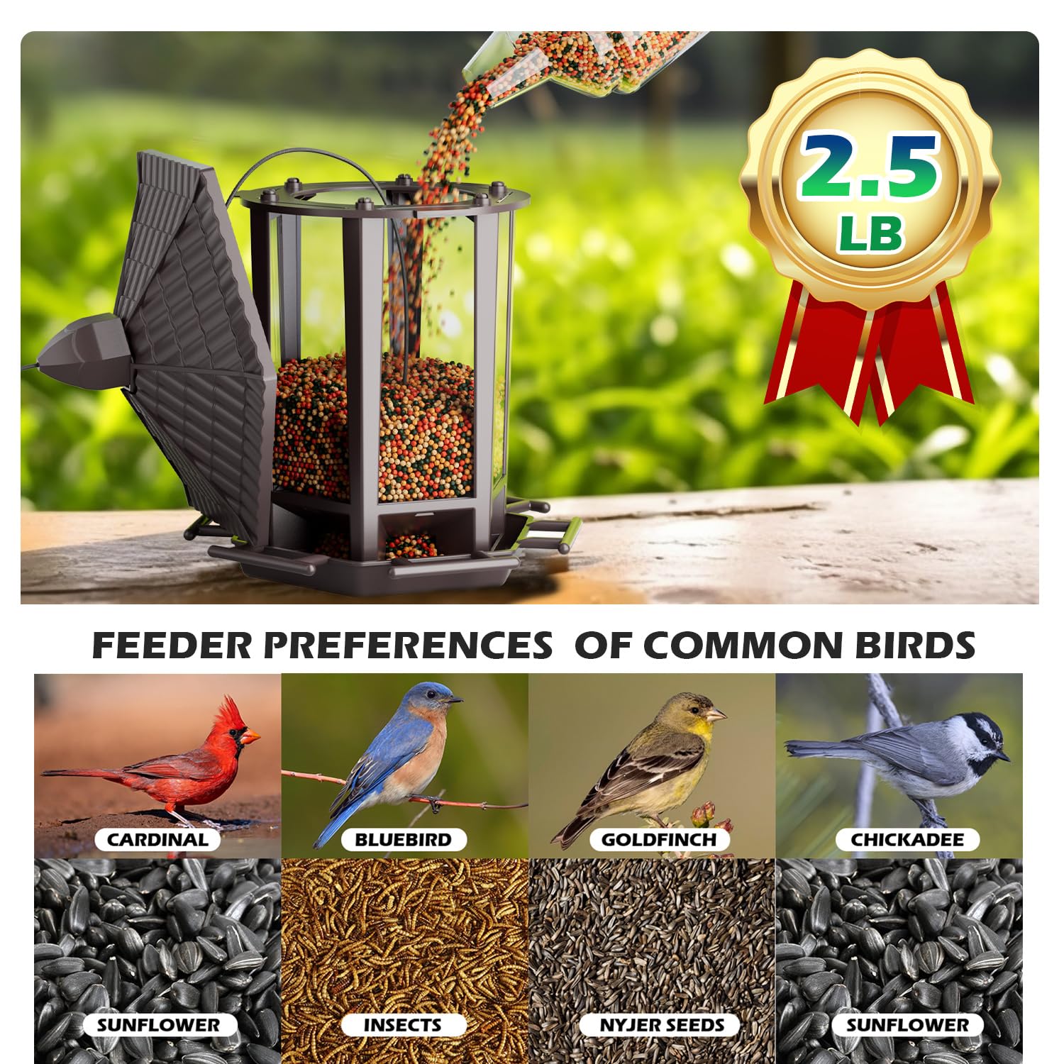 Birdream pagoda feeder makes a thoughtful garden gift for bird lovers.