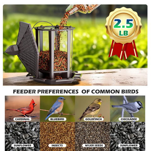 Birdream pagoda feeder makes a thoughtful garden gift for bird lovers.