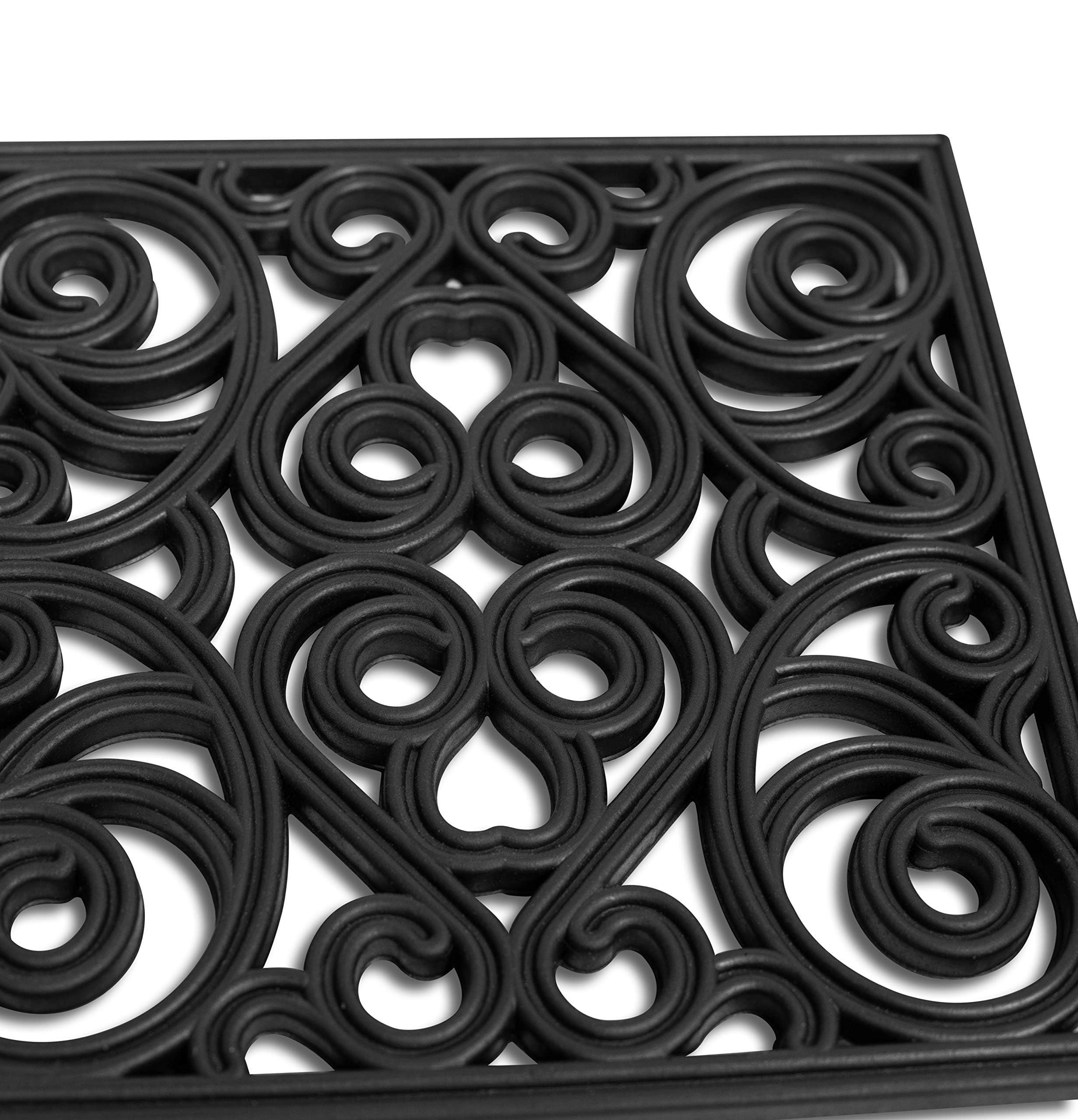 BIRDROCK HOME backyard pavers set adds decorative structure to paths.