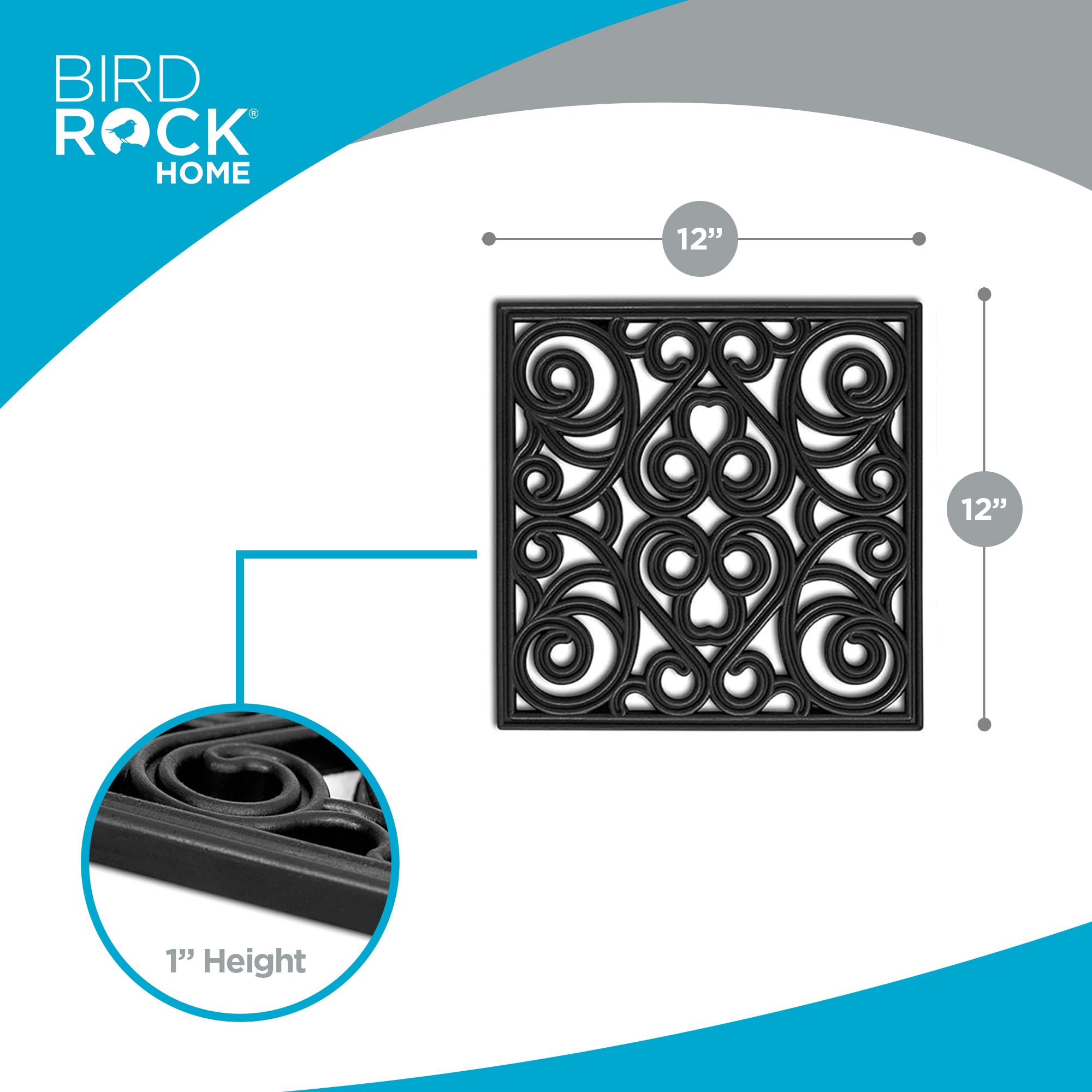 BIRDROCK HOME decorative walkway tiles enhance curb appeal while guiding foot traffic.