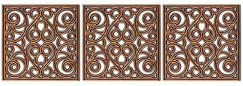 BIRDROCK HOME ground tiles in garden bed easy to install.