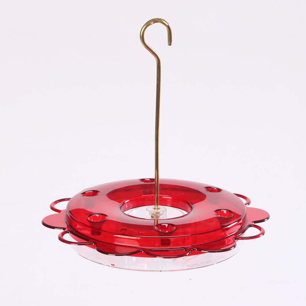 Birds Choice hummingbird feeder red translucent body for easy viewing of nectar