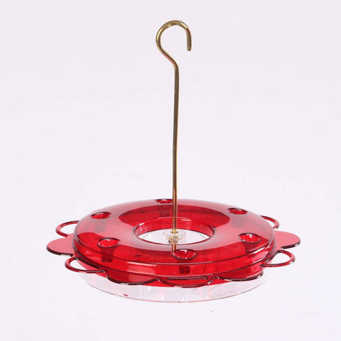 Birds Choice hummingbird feeder red translucent body for easy viewing of nectar