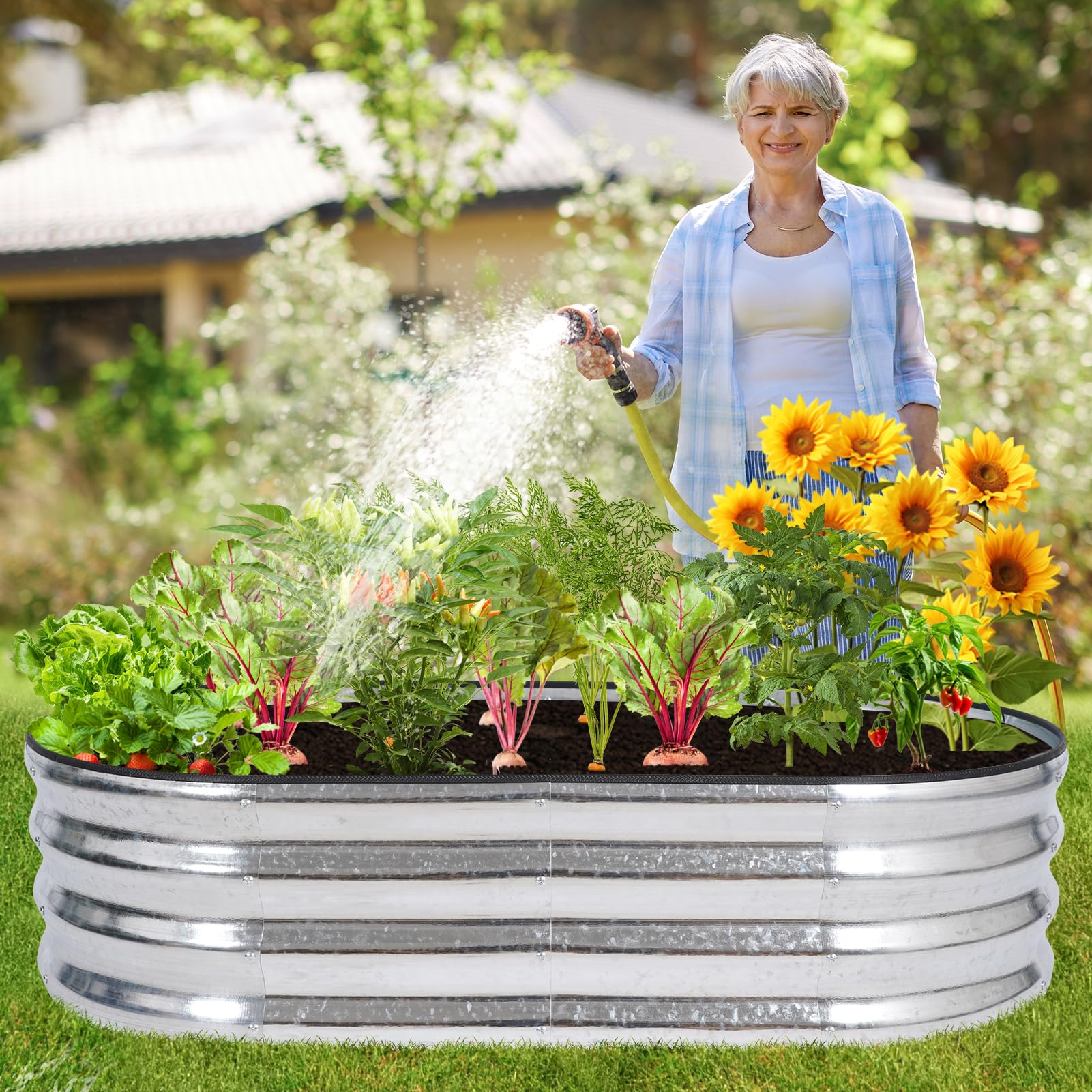 Birdsinyard easy assembly garden bed with included tools